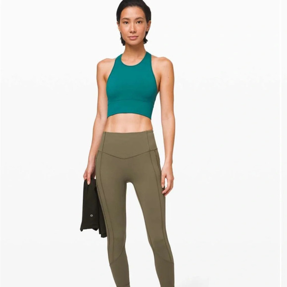 Lululemon sz 10  Ebb to Train Bra Laguna great pre owned condition - Picture 13 of 13